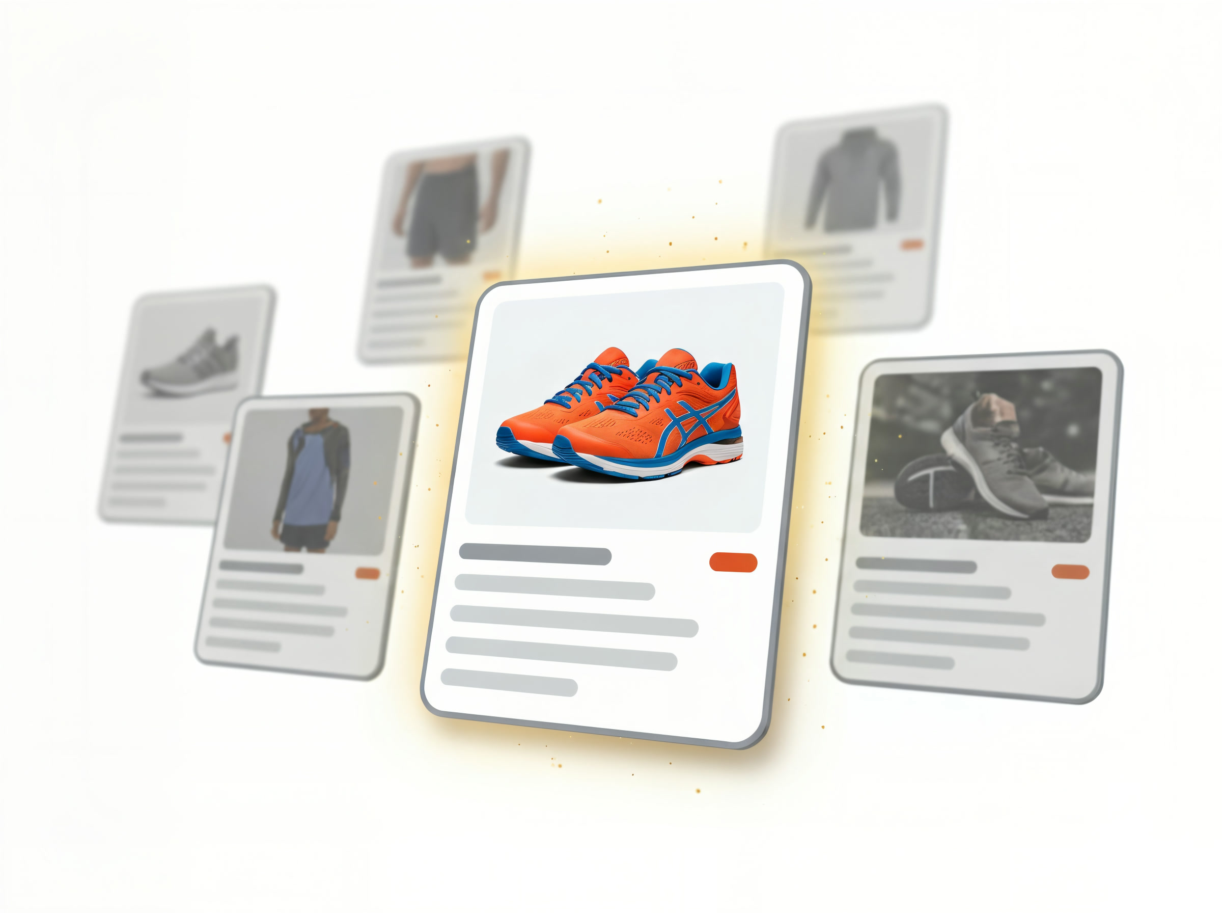 AI agents inspecting ad campaigns, highlighting wasted spend in red